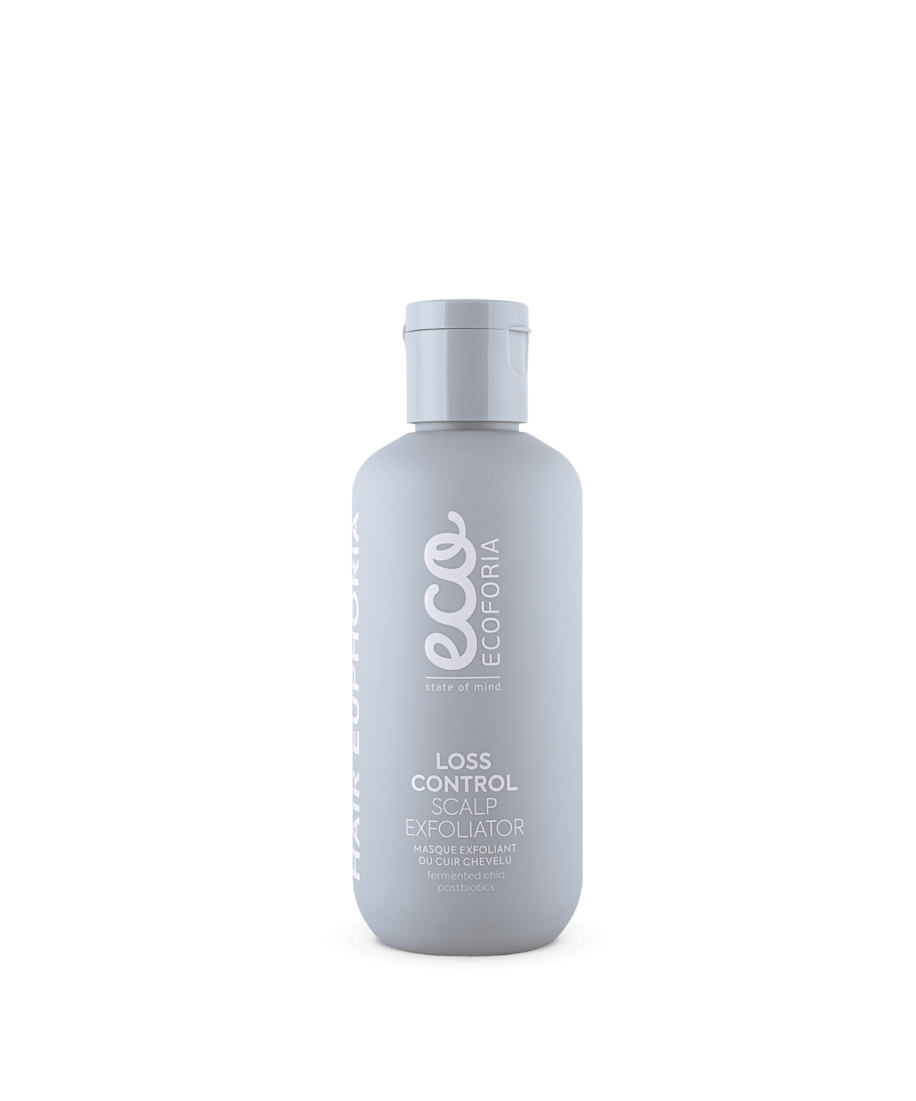 Ecoforia Loss Control Scalp Exfoliator 200ml - scalp scrub with fermented chia extract and postbiotics to reduce hair loss and promote healthy hair growth