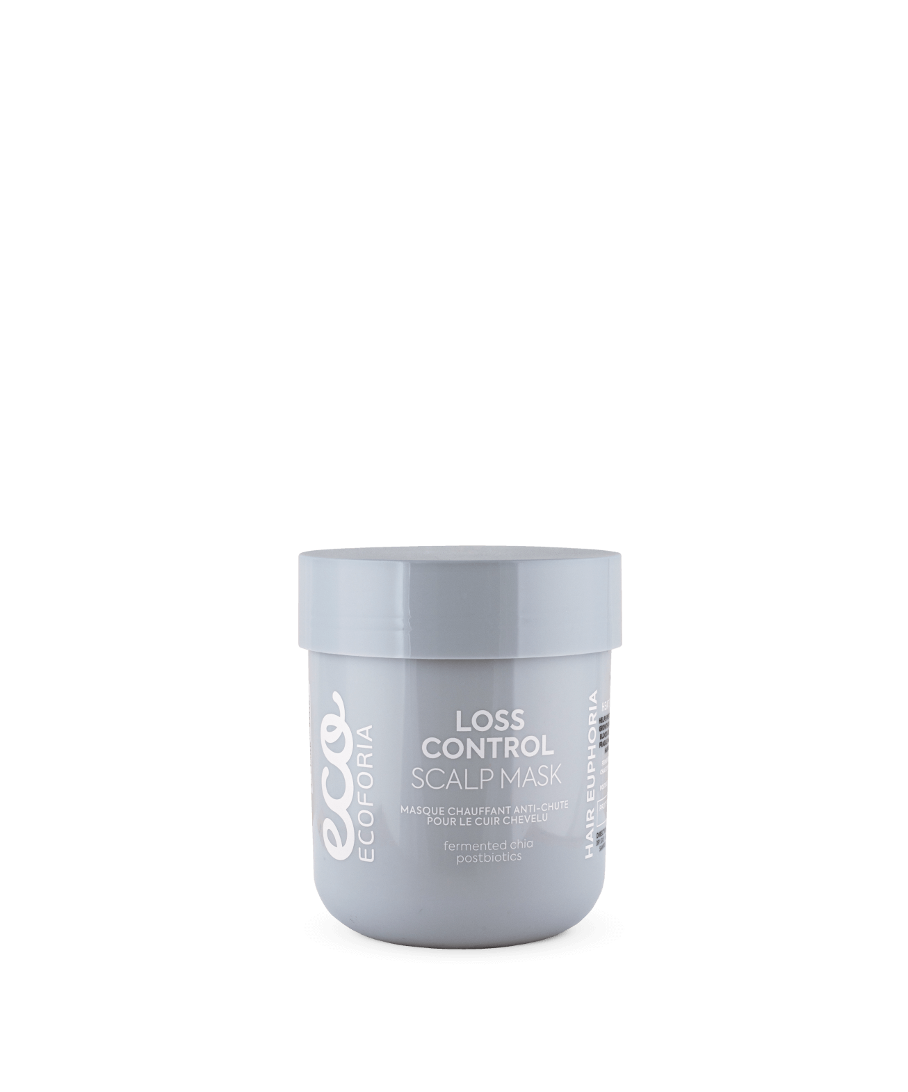 Ecoforia Loss Control Scalp Mask 200ml warming scalp mask with fermented chia extract and postbiotics to reduce hair loss and promote healthy hair growth